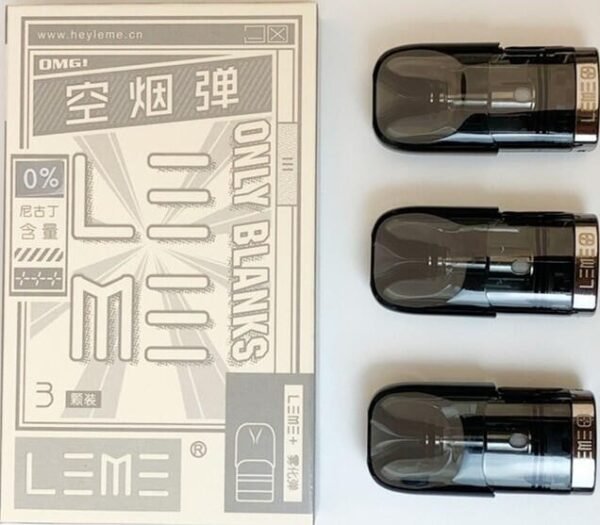 【小煙主機】 LEME+ 樂美+ 注油款主機 空倉1盒3入