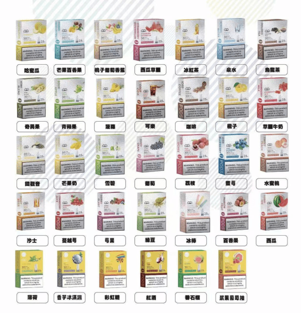 【拋棄式】LANA 發光煙彈  通用 悅刻一代 通配 VEEX SP2S RELX