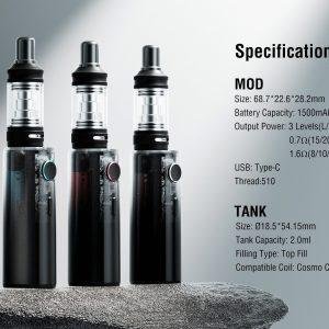 【小煙主機】VAPTIO COSMO NEBULA KIT 星雲 套組