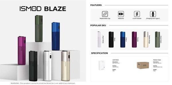【加熱煙】ISMOD BLAZE （IOQS ILUMA 適用Terea彈）4.0加熱主機