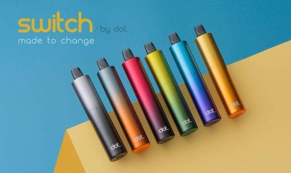 【拋棄式】DOTMOD DOT SWITCH 佩特里  圓柱筆形換彈式主機