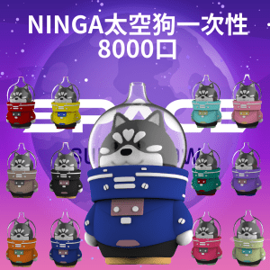 【一次性 】太空狗 8000口 type-c充電 造型可愛 可收集