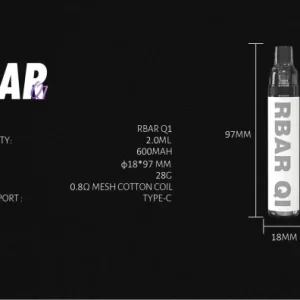 【一次性】Fitpod RBAR Q1 可注油 主機