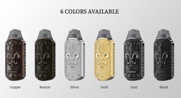 uwell-sculptor-vape-kit-colours2 【小煙主機】 Uwell Sculptor POD 雕塑家 主機