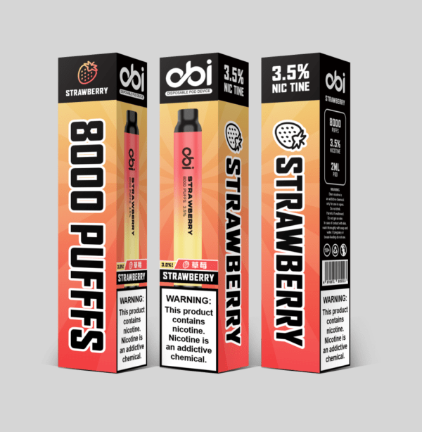 展示 (1) 【一次性】OBI 一次性 8000口 主機 可充電