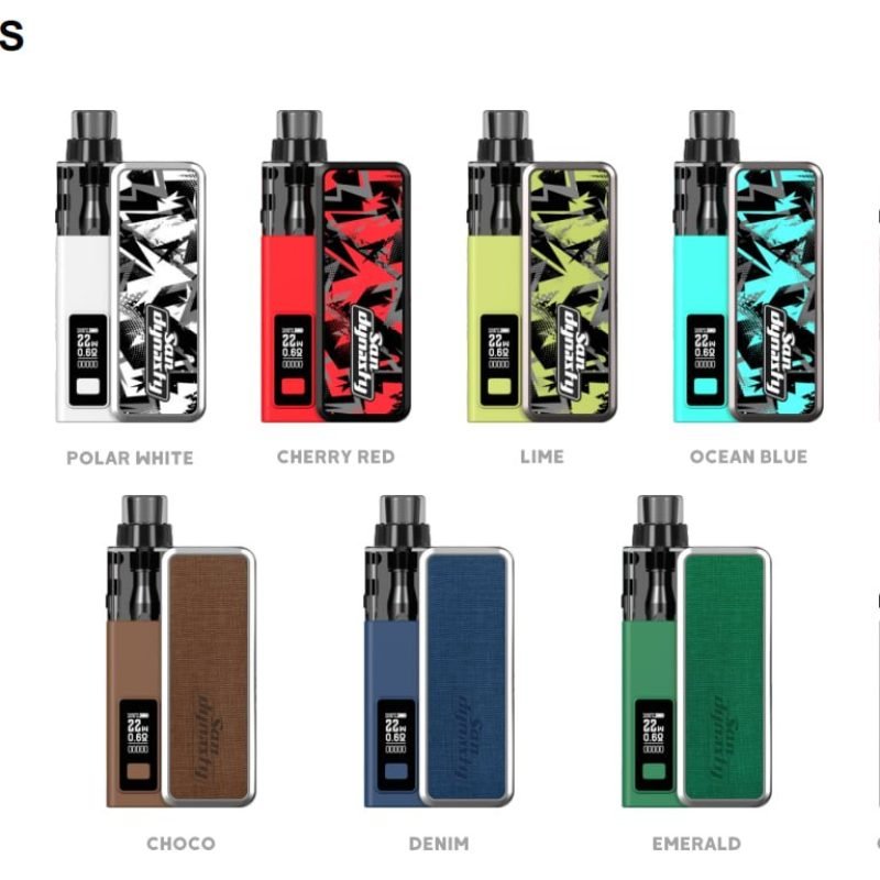 【San Dynasty小海豚主機】含2ml空倉×2+1000mAh可拆電池+掛繩